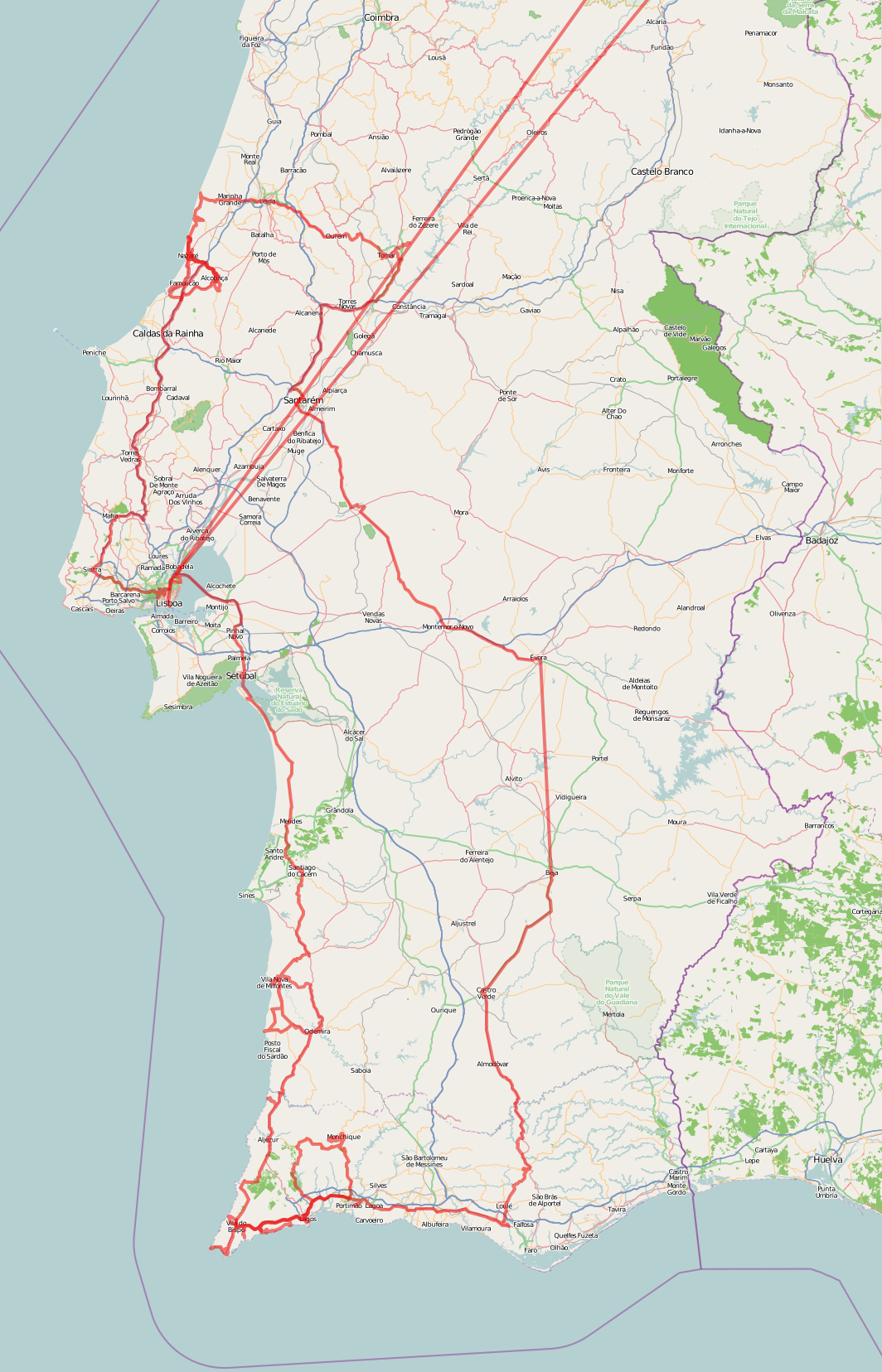 Portugal 2009, Track im Detail